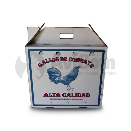 Caja de Gallo Blanca